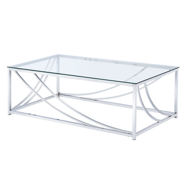 Orren Ellis Adabella Frame Coffee Table with Storage & Reviews Wayfair